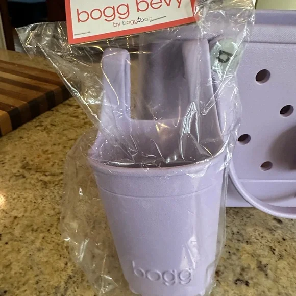 BOGG BAG Purple Foam Tote with Perforated Design and Bogg Bevy - Picture 3 of 3